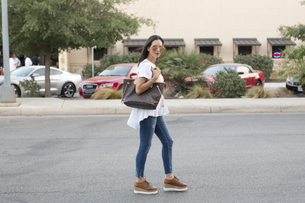 stella mccartney oxford platform shoes