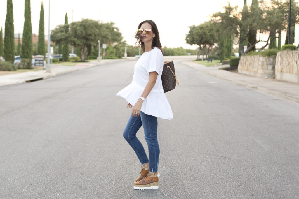 stella mccartney oxford platform shoes